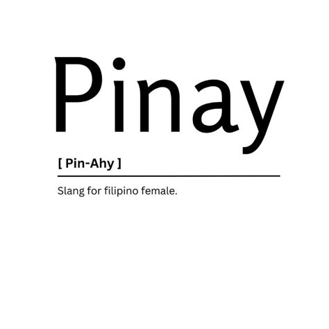 pinay urban dictionary.
